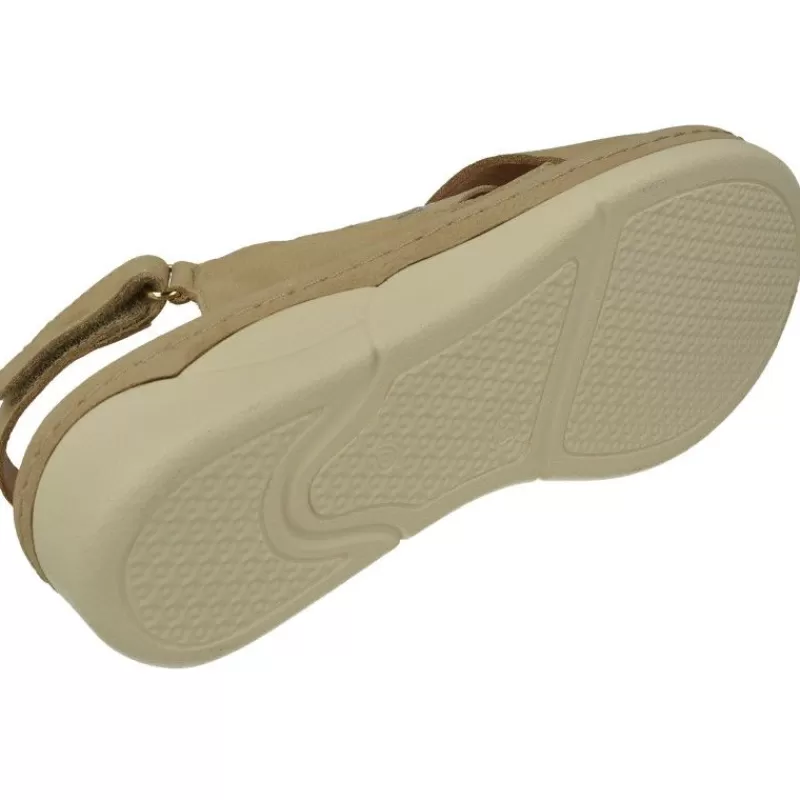 Comfort Class Sandalias-Sandalia De Con Tira Cruzada Y Elasticos Laterales, Piso De Poliuretano Y Planta Extraible