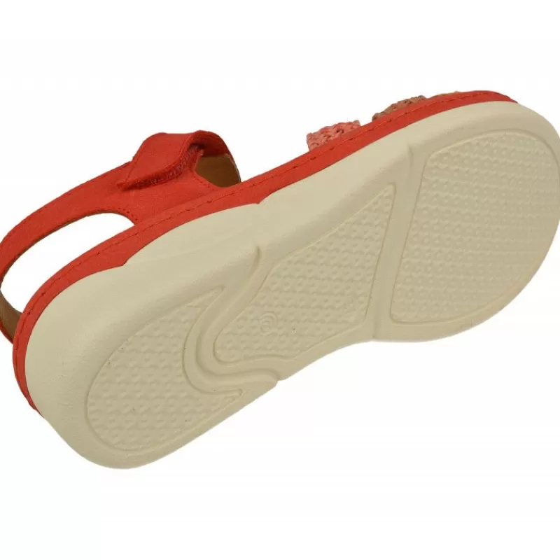 Comfort Class Sandalias-Sandalia De De Tiras Cruzadas Trenzadas Con Planta Anatomica Extraible Y Piso De Poliuretano