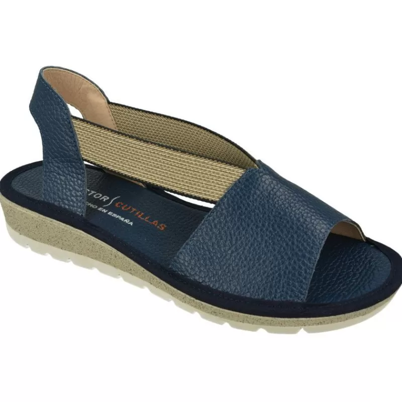 Doctor Cutillas Sandalias-Sandalia De Estilo Menorquina Con Elasticos Laterales Y Piso Pluma Microporoso
