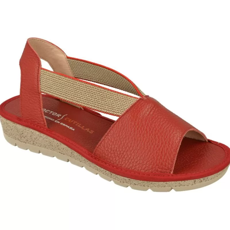 Doctor Cutillas Sandalias-Sandalia De Estilo Menorquina Con Elasticos Laterales Y Piso Pluma Microporoso