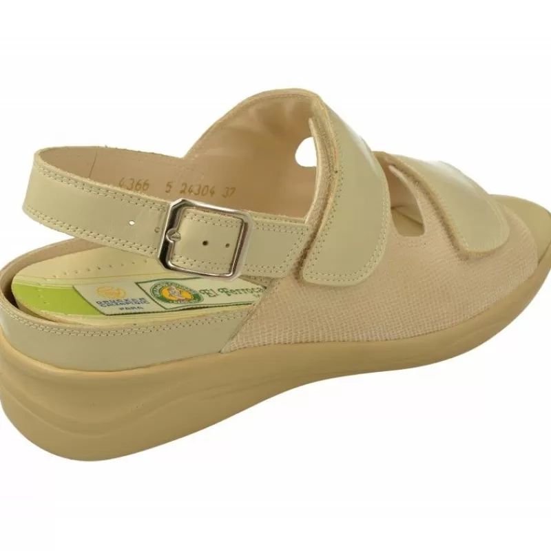 Drucker Calzapedic Sandalias-Sandalia De Drucker Con Doble Velcro En Pala Con Horma De Ancho 14 Y Piso Y Planta De Descanso Movible