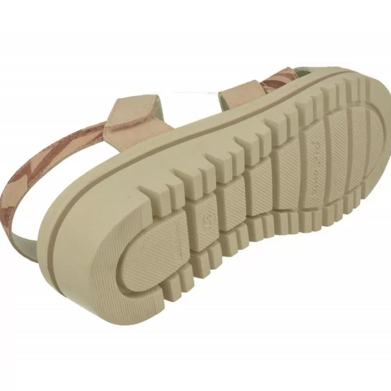 PieSanto Sandalias-Sandalia De De Tiras Cruzadas Con Planta Anatomica Extraible Y Cuna De Caucho De Gran Absorcion De Impacto