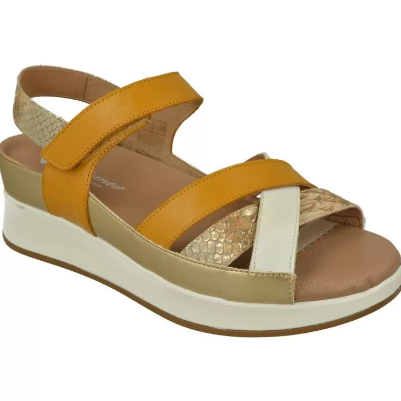 PieSanto Sandalias-Sandalia De De Tiras Cruzadas Especial Plantillas Con Petaca Y Cubeta Planta Anatomica Extraible Y Piso De Amortiguacio