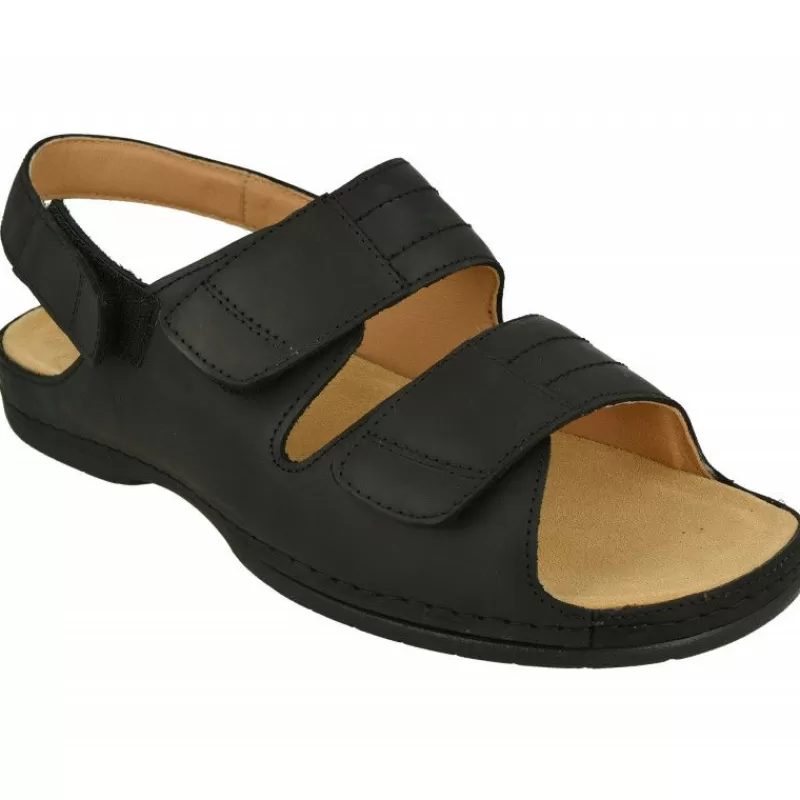 Calzamedi Sandalias-Sandalia De Triple Ajuste Por Velcros Con Planta Anatomica Movible Para Plantillas De