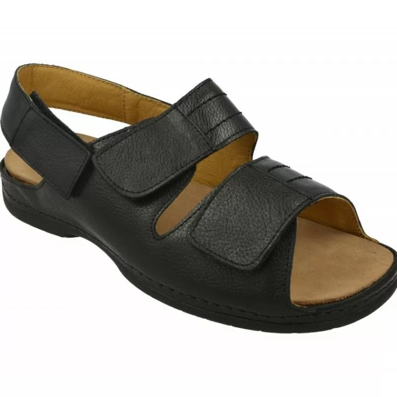 Calzamedi Sandalias-Sandalia De Triple Ajuste Por Velcros Con Planta Anatomica Movible Para Plantillas De