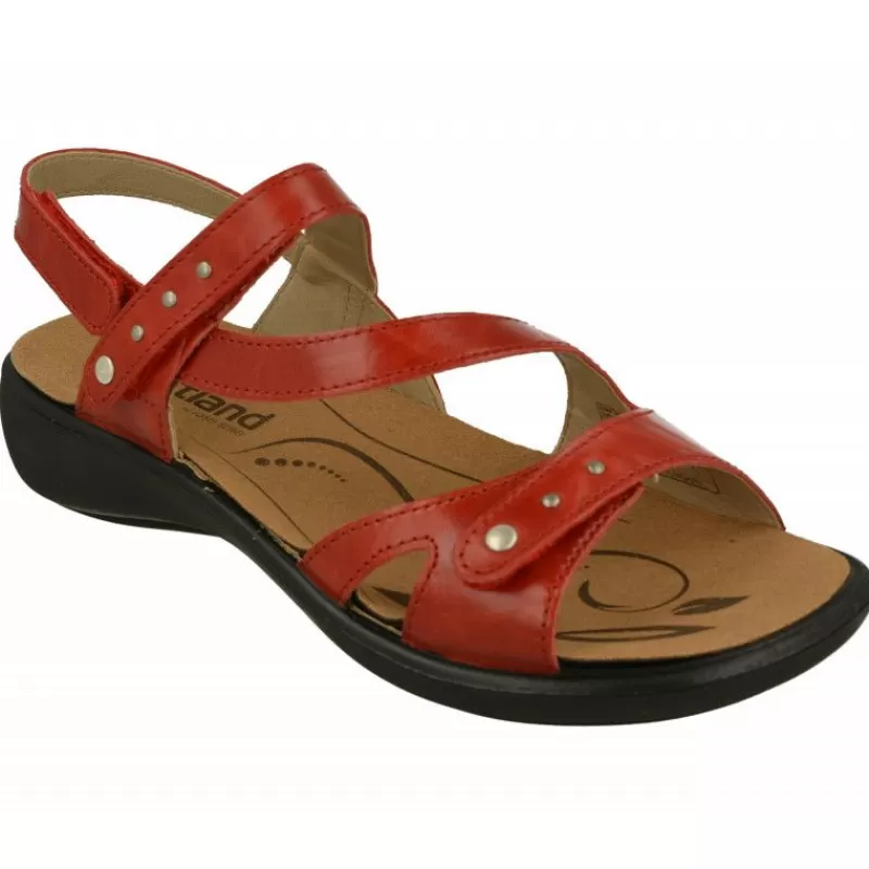 WESTLAND BY JOSEF SEIBEL antes ROMIKA Sandalias-Sandalia De Westland De Tiras Cruzadas Y Ajuste De Velcro Con Planta Anatomica Extraible Y Piso De Poliuretano