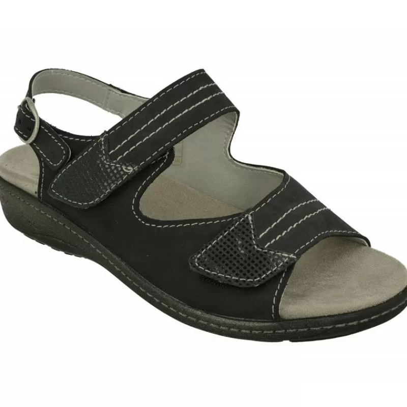 Doctor Cutillas Sandalias-Sandalia Del Con Doble Velcro Ajustable En Pala Con Plantilla Anatomica Y Piso De Caucho