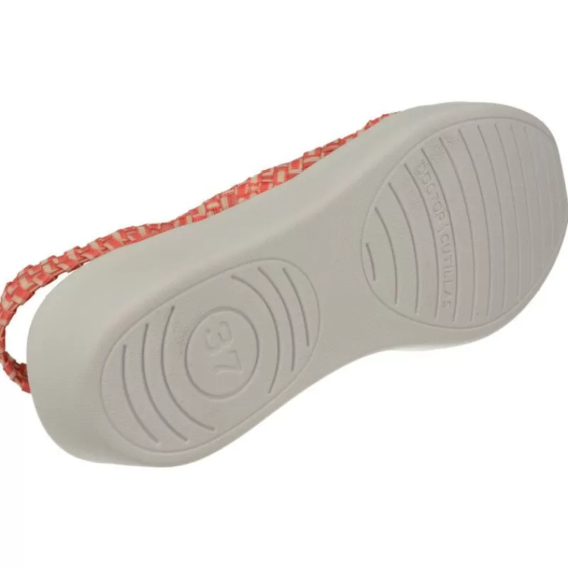 Doctor Cutillas Sandalias-Sandalia Del En Lona Trenzada Combinada Con Piso Microporoso Ligero Y Flexible