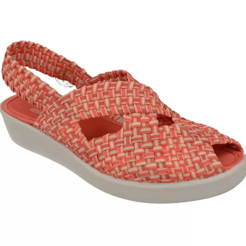 Doctor Cutillas Sandalias-Sandalia Del En Lona Trenzada Combinada Con Piso Microporoso Ligero Y Flexible