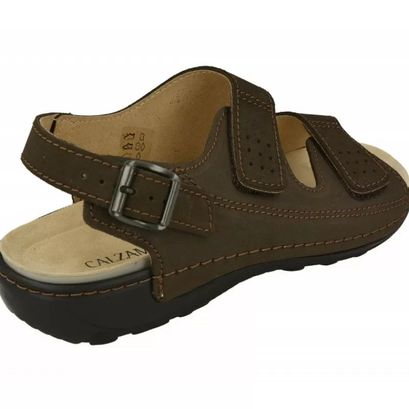 Calzamedi Sandalias-Sandalia Triple Velcro De Con Planta Anatomica Movible