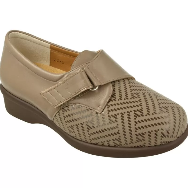 Alviflex Velcros-Velcro De En Piel Grabada Puntos Elastica Con Piso Aligerado De Poliuretano Y Horma De Ancho 15 Especial Plantillas