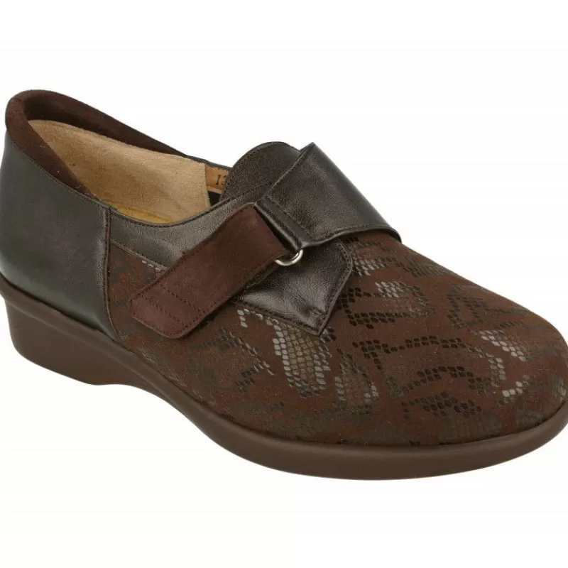 Alviflex Velcros-Velcro De En Piel Grabada Puntos Elastica Con Piso Aligerado De Poliuretano Y Horma De Ancho 15 Especial Plantillas