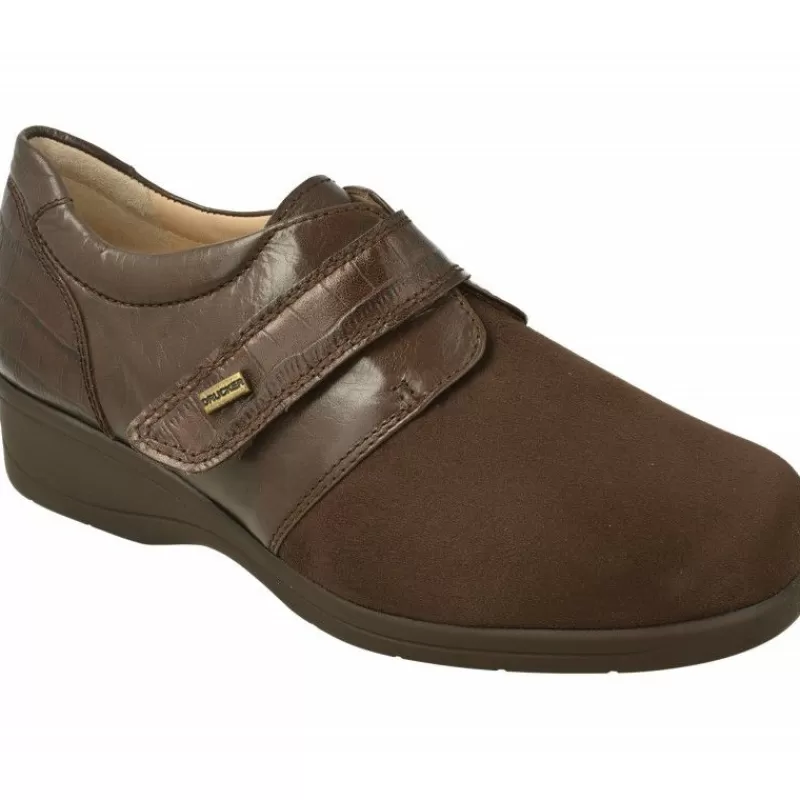 Calzamedi Velcros-Velcro De En Piel Y Pala Elastica, Ancho 14, Especial Plantillas.