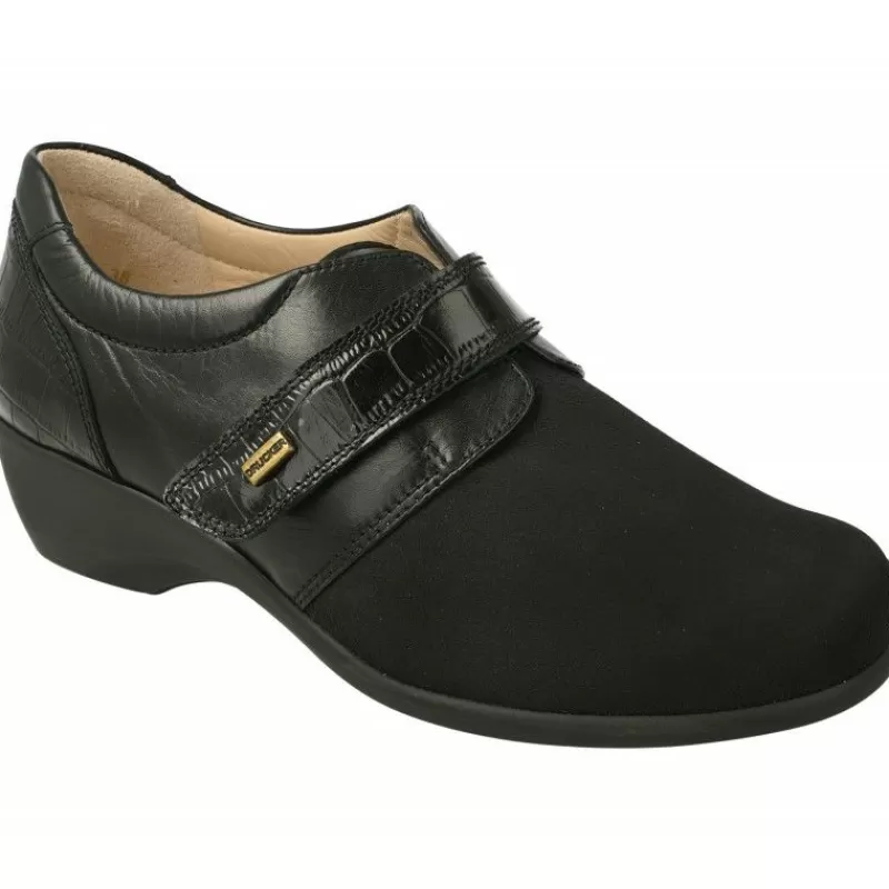 Calzamedi Velcros-Velcro De En Piel Y Pala Elastica, Ancho 14, Especial Plantillas.