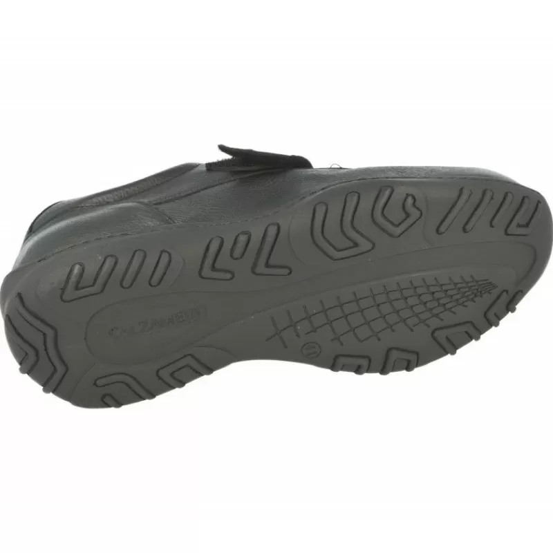 Calzamedi Velcros-Velcro De Especial Pie Diabetico, Ancho Especial 14 -15 Negro
