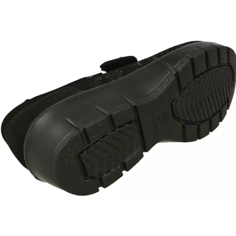 G Comfort Velcros-Velcro De En Piel Elastica Estampada Con Piso De Cuna Poliuretano Y Planta Extraible Negro
