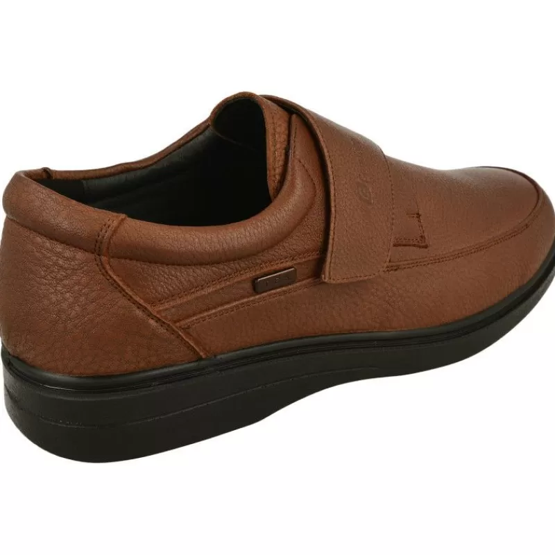 G Comfort Velcros-Velcro De En Piel Grabada Con Bordon En Pala, Membrana Impermeable Y Piso De Poliuretano Con Planta Extraible