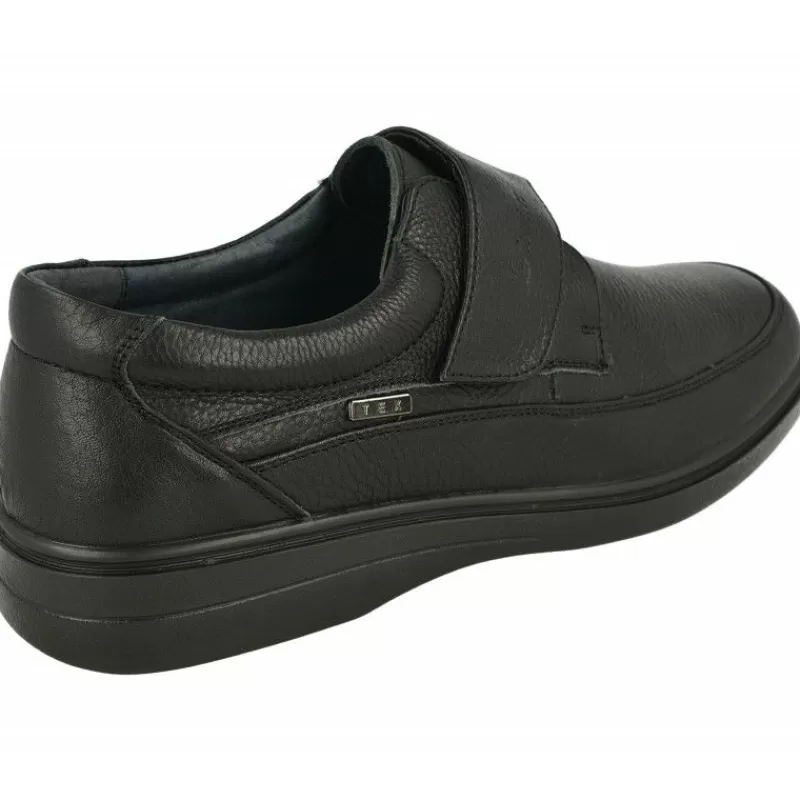 G Comfort Velcros-Velcro De En Piel Grabada Con Bordon En Pala, Membrana Impermeable Y Piso De Poliuretano Con Planta Extraible