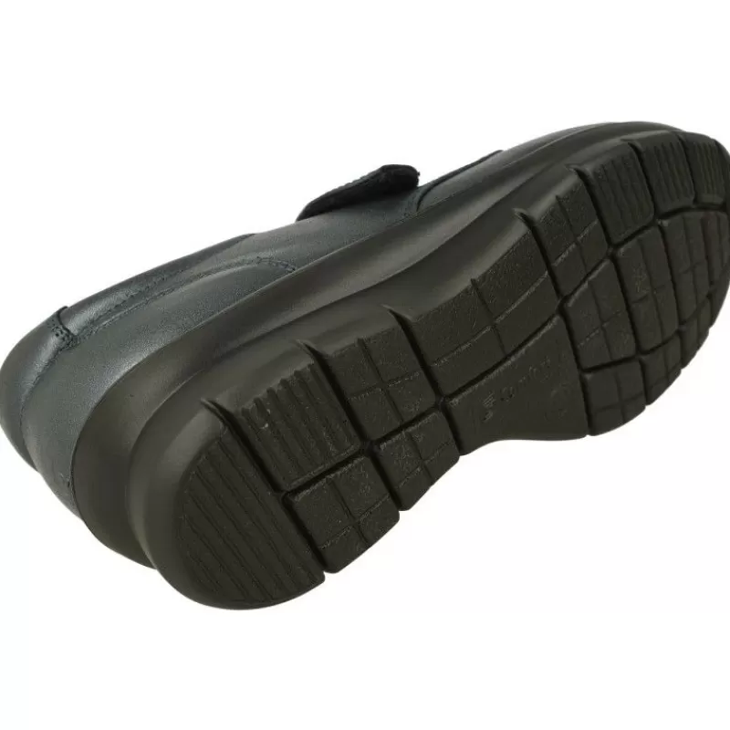 G Comfort Velcros-Velcro De G-Comfort En Piel Metalizada Con Pala Estampada De Licra Adaptable Con Piso Bajo De Cuna Ligera De Poliuretano.