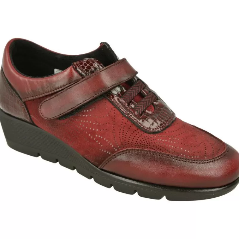 Doctor Cutillas Velcros-Velcro Del En Piel Grabada Combinada Con Metalizado Y Piso De Poliuretano Con Planta Extraible