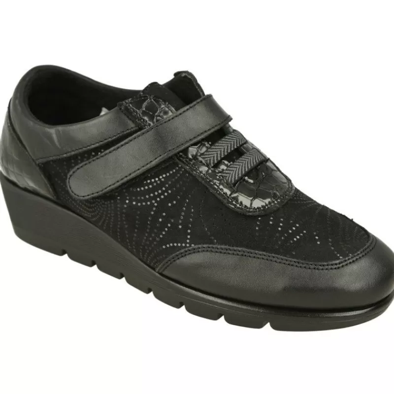 Doctor Cutillas Velcros-Velcro Del En Piel Grabada Combinada Con Metalizado Y Piso De Poliuretano Con Planta Extraible
