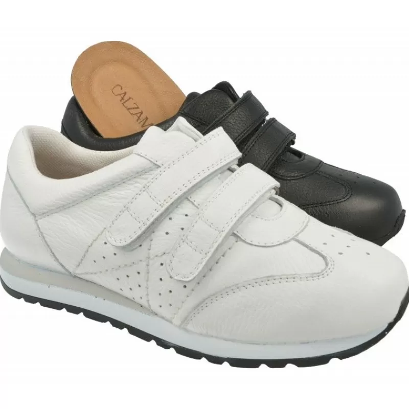Calzamedi Deportivos-Velcro Deportivo De Con Horma De Ancho 14 Especial Para Plantillas Y Pies Muy Delicados