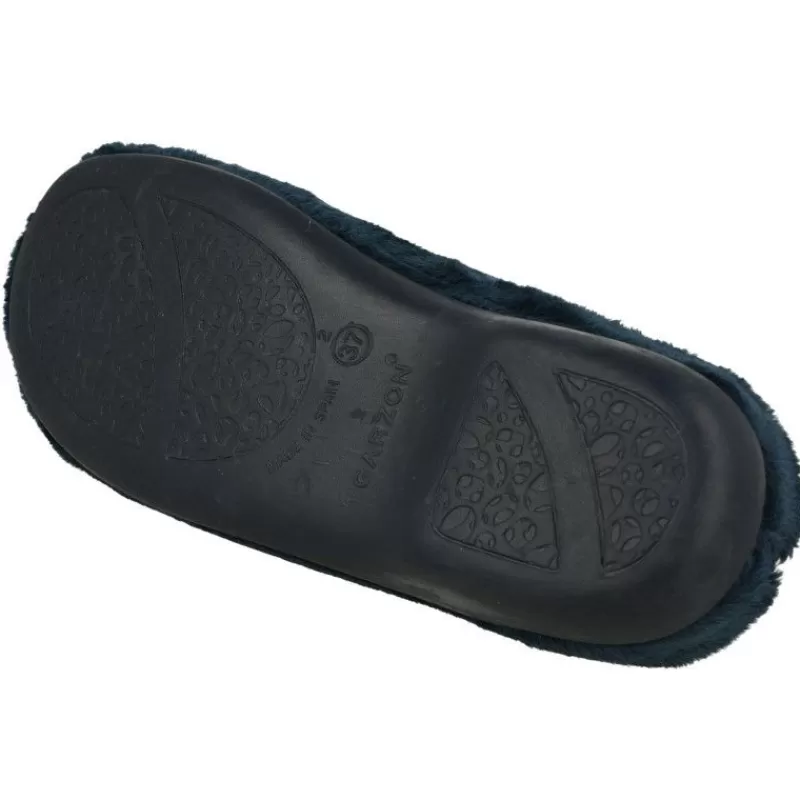 Garzon Chinelas-Zapatilla Chinela De Con Bordado Gorro Manoplas Y Gorro, Planta De Descanso Extraible Con Suela De Caucho