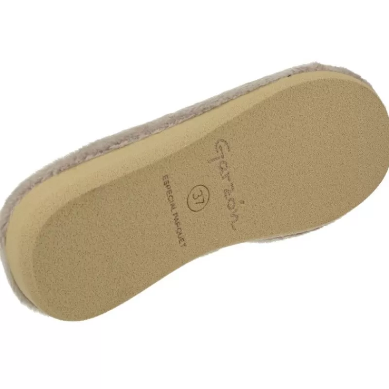 Garzon Chinelas-Zapatilla Chinela De Con Bordado Perrito Salchicha En Pano De Dacha Y Piso Ligero Microporoso Especial Parquet Gris