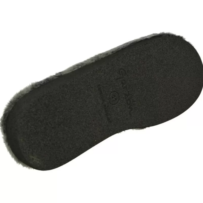 Garzon Chinelas-Zapatilla Chinela De Con Estampado Taza De Te Y Piso Aligerado Microporoso Gris