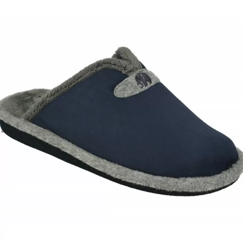 Garzon Chinelas-Zapatilla Chinela De En Pano Bamara Con Horma De Ancho Especial Y Piso Microporoso Alierado Especial Parket