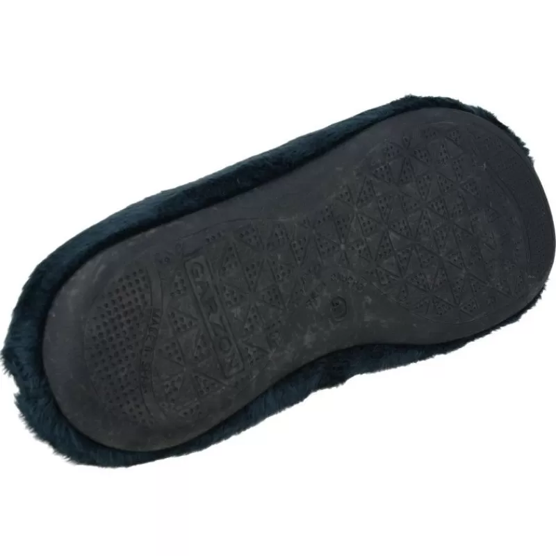Garzon Chinelas-Zapatilla Chinela De En Pano Dacha Con Estampado Come Galletas Y Planta De Descanso Extraible Marino