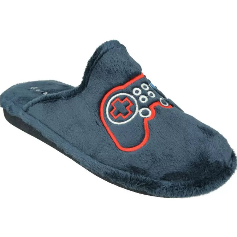 Garzon Chinelas-Zapatilla Chinela De En Pano Dacha Estampa Mando Consola De Juegos Con Piso Microporoso Especial Parquet Marino