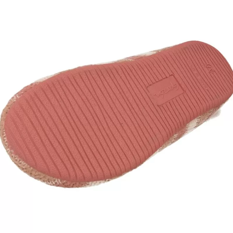 Garzon Chinelas-Zapatilla Chinela De En Pano Estampado Rayas, Con Piso De Cuna De Caucho Y Planta Interior De Gel Muy Confortable.