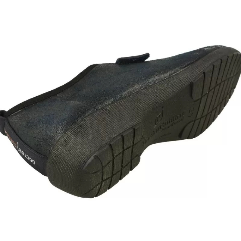 Doctor Cutillas Zapatos Ancho Especial-Zapatilla Velcro De En Antelina Adaptable Y Piso De Caucho, Horma De Ancho Especial